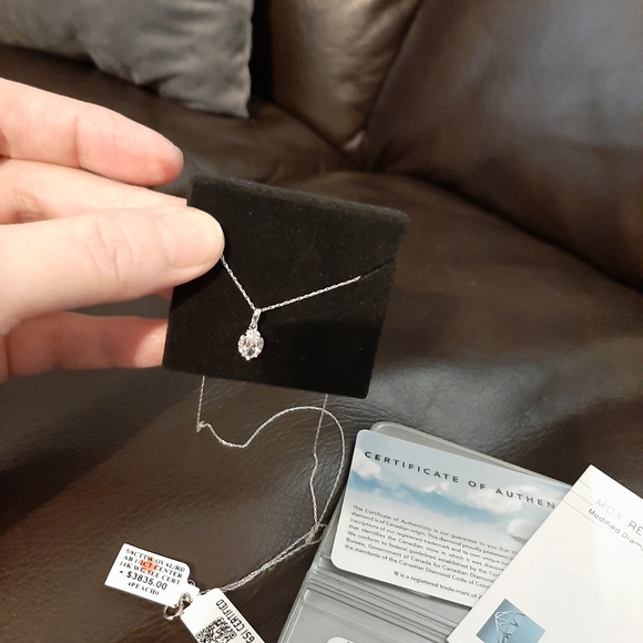 Certified Genuine Diamond Necklace - Picture 5 of 11